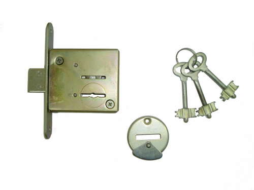 Замок врезной ЗВ 8-4.1 сувальдный 3 ключа Зенит