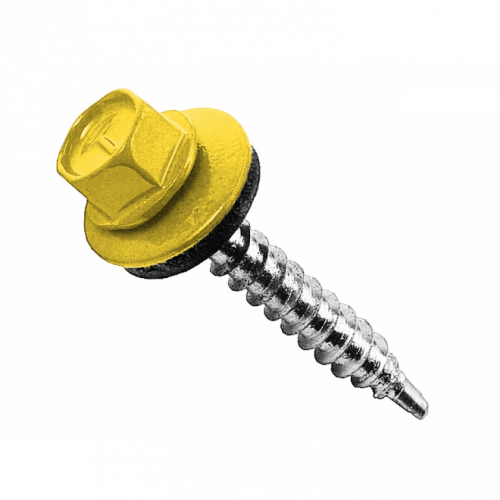 Шуруп 5,5х30 черепица (острый наконечник) желтые