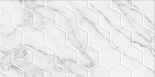 Кафель настенный 600х300х9 MARBLE Гексо(1,62мкв)