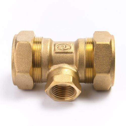 Тройник 25*1/2 В,PLATED NICKEL,Lavita (T/S 25*1/2*25)