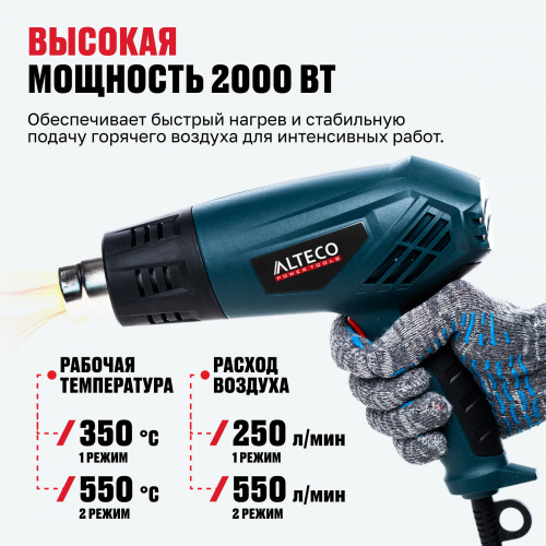 Фен технический ALTECO HG 0606
