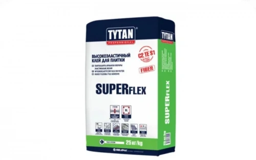 Клей высокоэластичный д/плитки"Super Flex S1 TS 55"(25кг)