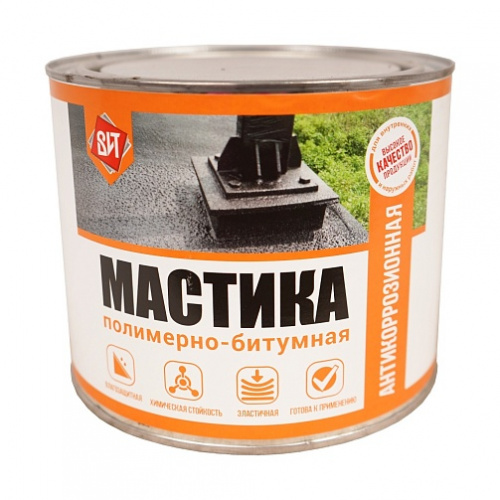 Мастика полимерно-битумная 1,6кг Царицынские краски