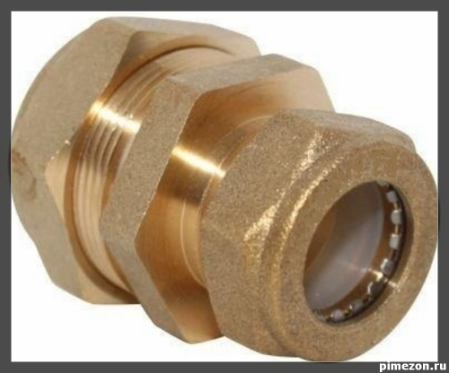 Муфта переходная 25*15,латунь,Lavita(C/P 25-15)