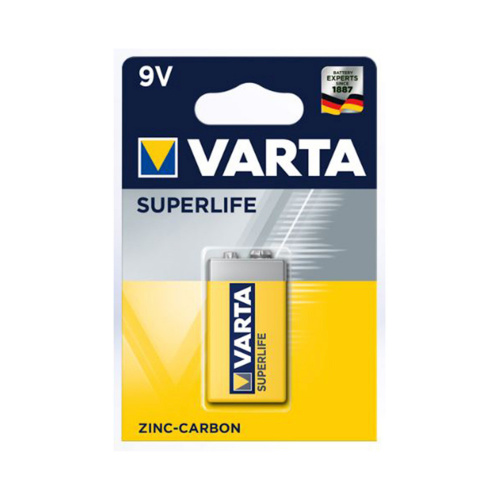 Батарейка Superlife E-Block 9V -6F22P (1шт)6427