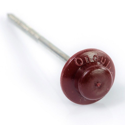 Гвоздь Ондулин 8см красный