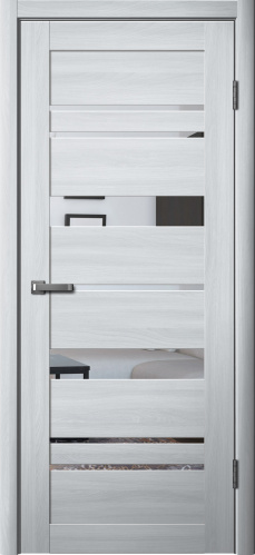 Дверь 283 600 ясень пепельный зеркало