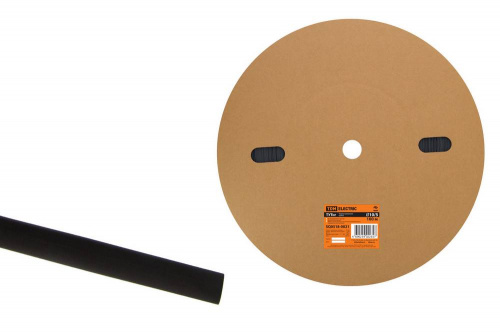 Трубка TDM термоусадочная нг 10/5 черн