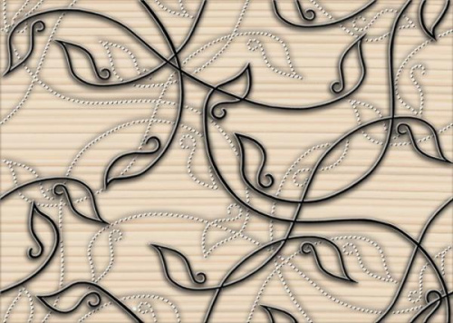 Кафель настенный Декор 25х35 Джаз бежевый(Беларусь)