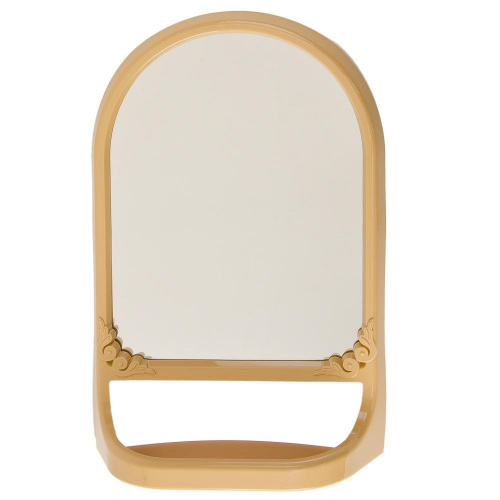 Зеркало с полкой М4516 бежевый