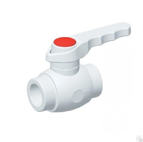ПП- кран шаровый 25 (Белый)