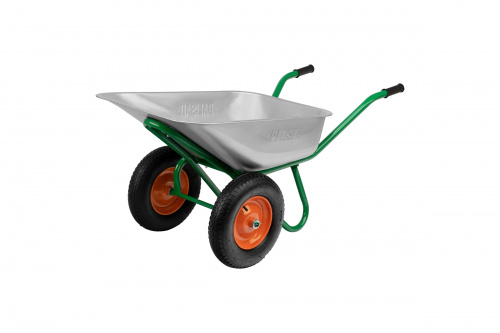 Тачка садово-строительная ,2-х колесная,усиленная,груз.320кг,объем 100л,/689233
