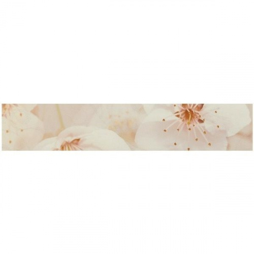 Бордюр д/кафеля 400х75 Сакура кор 01