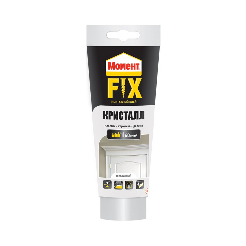 Клей монтажный Момент FIX Кристалл 185г