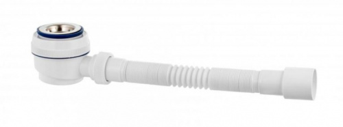 Сифон с нерж.чашкой д/душ.поддона d70мм ВИР (06862)