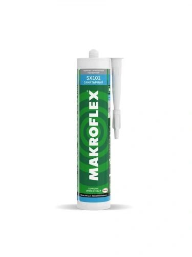 Герметик Makroflex SX 101 санитарный белый 300мл/2634187