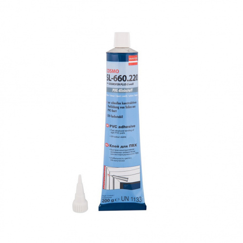 Клей для ПВХ COSMO SL-660 200гр. белый( жидкий пластик)/906-6353