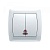 Выключатель 310-36040 Carmen beyaz с подс (VIKO) 91990017