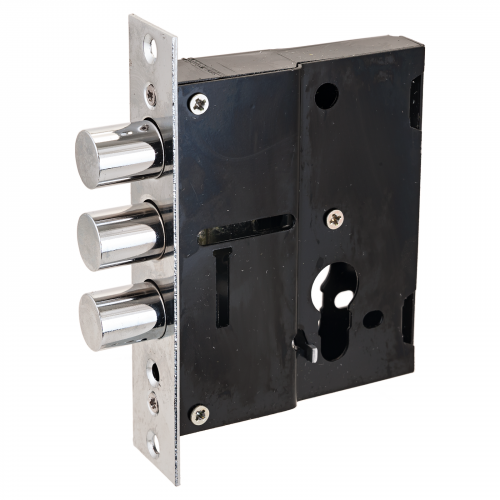 Замок врезной верхний для китайских дверей б/цил ЗВ1-06А без ручк.АЛЛЮР/310313