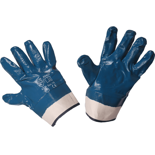 Перчатки нитриловые манжет-крага полный облив (10р) Стандарт