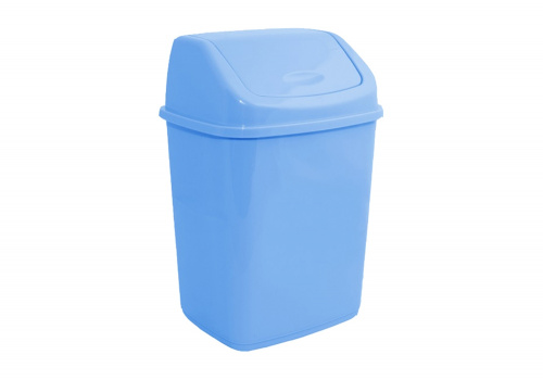 Контейнер д/мусора 10л св.-голубой Р1201