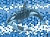 Кафель настенный Декор-панно 40х30 Reef Касатик синий  RF2K031 CERSANIT